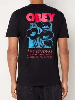 NWT | OBEY Art Studios | Graphic Tee Black | Size XL
